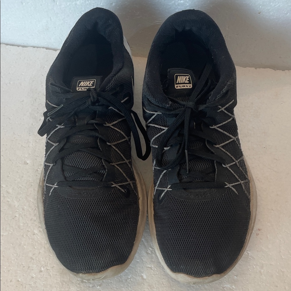 Nike Flex Fury 2 Black Running Shoes sneakers women’s size 8